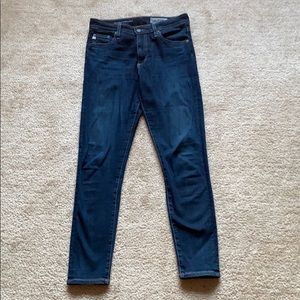 AG High Rise Farrah Skinny Ankle Jean